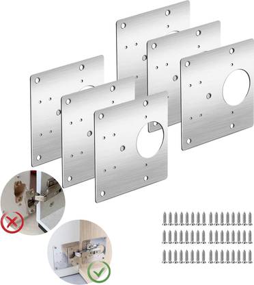 HASTHIP Cabinets Fixing Screws, Protect Wooden Kitchen Cabinet Door Self Closing Hinge