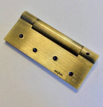 Brask BRASS SPRING HINGES-SINGLE ACTION 4" Self Closing Hinge
