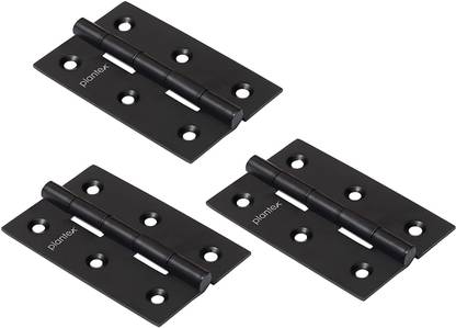 Plantex Heavy Duty Stainless Steel Door Hinges 3 inchx16 Gauge/1.5 mm Thickness for Door Butt/Mortise Hinge