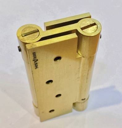 Brask BRASS SPRING HINGES-DOUBLE ACTION 4" GOLDEN Self Closing Hinge