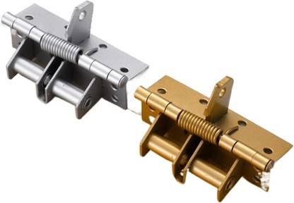 VYATIRANG 3 in 1 Automatically Door Hinge Lock, 90 Degrees Positioning Spring Hinge Self Closing Hinge