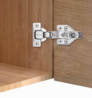 KOMAL Stainless Steel hydraulic 0 degree hinges with clips and screws Self Closing Hinge