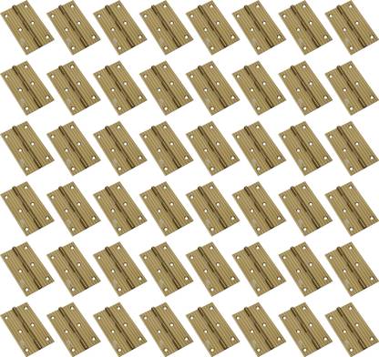 ATLANTIC Window Butt Hinges 3 inch x 16 Gauge/1.7 mm Thickness Antique Finish Butt/Mortise Hinge