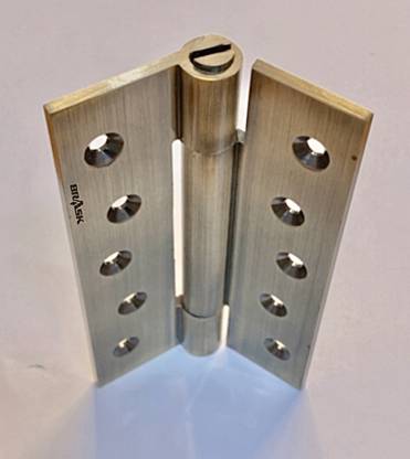 Brask BRASS SPRING HINGES-SINGLE ACTION 5" ANTIQUE Self Closing Hinge