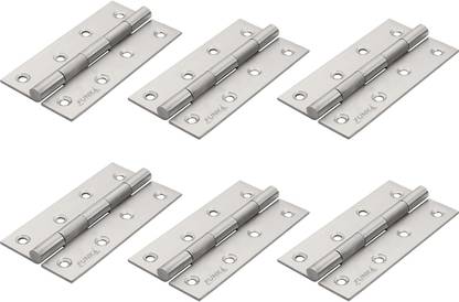 FUNKA Door Window & Cabinet Butt Hinges 4 inch x 14 Gauge/Thickness Butt/Mortise Hinge