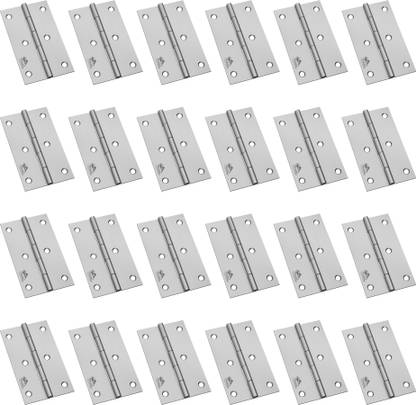 ATLANTIC Window Butt Hinges 3 inch x 16 Gauge/1.7 mm Thickness Matt Finish Butt/Mortise Hinge
