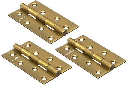 Plantex Heavy Duty Stainless Steel Door Hinges 4 inchx14 Gauge/2 mm Thickness for Door Butt/Mortise Hinge