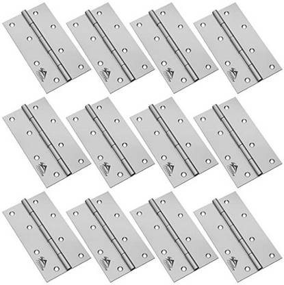 ATLANTIC Window Butt Hinges 4 inch x 14 Gauge/2 mm Thickness Matt Finish Butt/Mortise Hinge