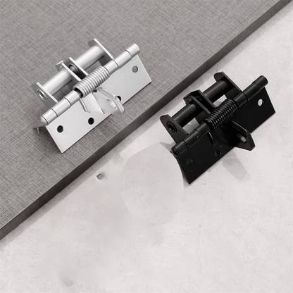 VDNSI 3 in 1 Automatically Door Hinge Lock, 90 Degrees Positioning Spring Hinge Self Closing Hinge