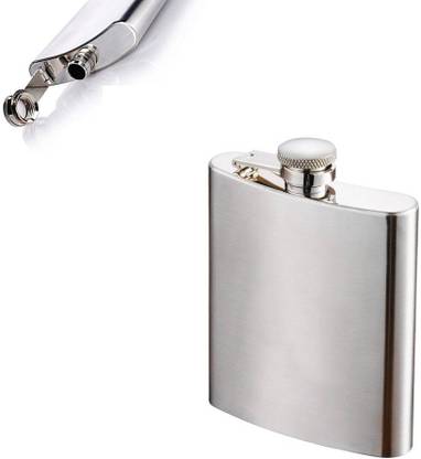 Wanzhow Easy sip Liquor Hip Flask Wine Pocket Container Alcoholic Drinks Whiskey Stainless steel Hip Flask