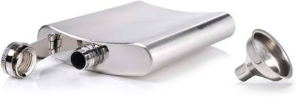 FITUP ™ Leak Proof Stainless Steel HipFlaskfor Alcoholic Drink Storage for Men & Women Stainless Steel Hip Flask
