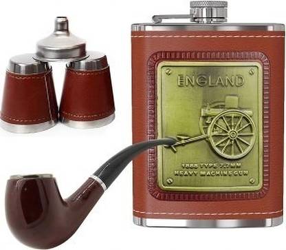 Peshkar CHILAM GIFT SET STEELNESS Hip Flask