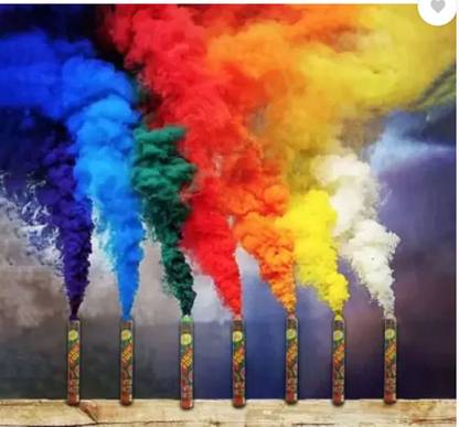 chandchoice fog for wedding parties and festivals Holi Color Powder Pack of 5 Holi Color Powder Pack of 5