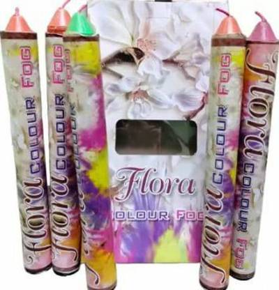 DNKP Holi Smoke Candle Holi Color Powder Pack of 5