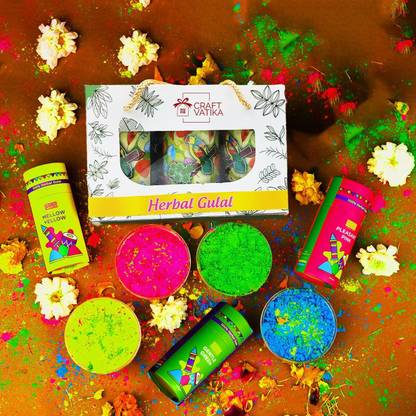 Flipkart SmartBuy Holi Gulal Color Gift Combo Holi Colour 960g Holi Color Powder Pack of 12