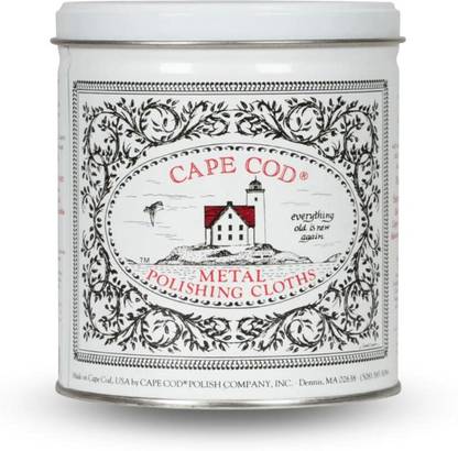 Cape Cod Polish Co. Metal Polishing Cloths Tin Tub