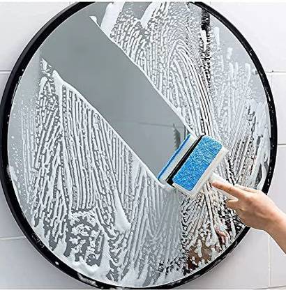JDSSALES Bathroom Wiper Window Glass Wiper Plastic Wet and Dry Brush