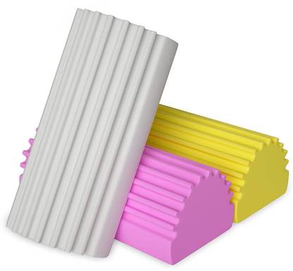Qvarky Damp Duster Sponge, Glass, Baseboards, Vents, Railings, Mirrors, Window Scrub Pad
