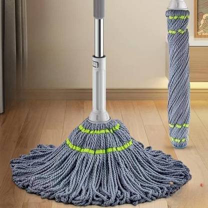 VENUSATUR 360° Rotate foldebal ROUND Mop Rod Cleaning Wipe