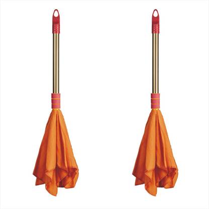 VIMAL Combo Set of 2 Units of Dusters ( Dusting Cloth with Golden Handle) Dry Duster Set