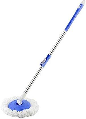 SAENTE Spin Mop Stick Rod with Easy Grip Handle for Floor Cleaning for Home, Office Mop Set