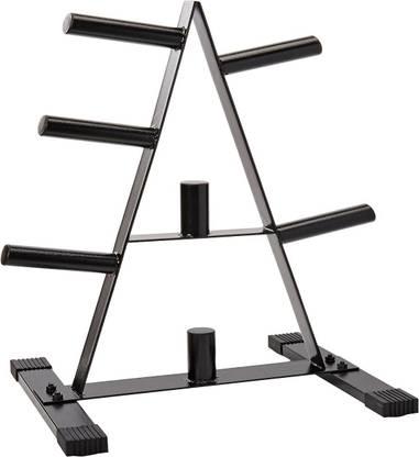 IRIS 120 kg Standard Weight Plate Tree Shape for 2-Inch Plates for Home Gym Combo