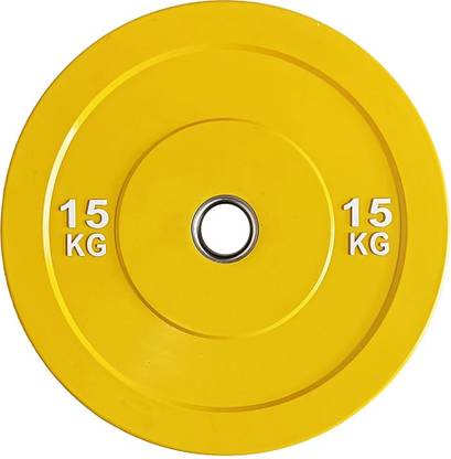 DTD 30 kg Olympic Bumper Plates 15KGX2pc | Rubber Bumper Weight Plates with 50 mm Dia Home Gym Combo