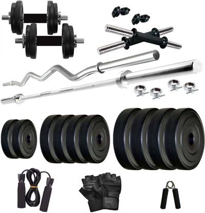 KRX 30 kg PVC 30 KG COMBO 2 WB Home Gym Combo