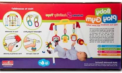Olympia 0.5 kg Games and Toys Baby Play Gym Includes 5 Activity Toys Home Gym Combo