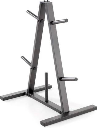 IRIS 100 kg Standard Weight Plate Tree Shape for 1-Inch Plates for Home Gym Home Gym Combo