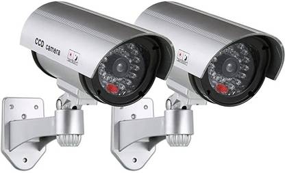 nunki trend CCTV Blinking duplicate LED Dummy Fake Security Wall Camera multicolor Security Camera