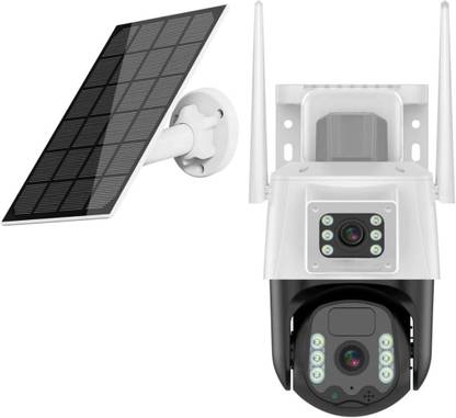Primate "5MP+5MP Dual-Lens Solar CCTV Camera – Wireless Security with Night Vision" Security Camera