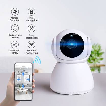 IC PLUS BADE MA BETA CAM Wireless 360 degree Rotate CCTV Smart Security Camera. Security Camera