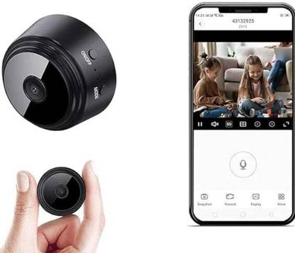 gtech WIRELESS WIFI CAMERA MINI MAGNET CAMERA HD WITH WALL STAND Sports and Action Camera