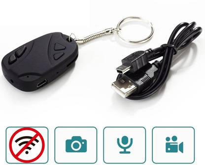 Point Zero 808 Keychain Camera HD 720p Ready Recording Video Recording Without WIFI Security Camera