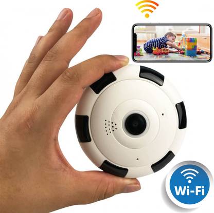 TFG Wireless Wi-Fi CCTV Fisheye Camera for Home with Wi-Fi Mobile Connect Live Security Camera