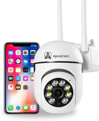 ApnaCam 3 MP FHD WiFi Indoor Mini Fox PTZ Motion Detection 2-Way talk Security Camera