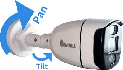Mandrill 8 MP IP Bullet Pro Camera with Color Night Vision - 20m Range, Audio Security Camera