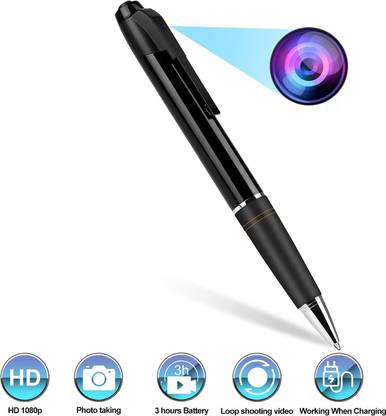 Bzrqx Hidden Camera Pen Spy Audio Video Recorder 1920*1080p 2.5 Hr battery Backup Security Camera