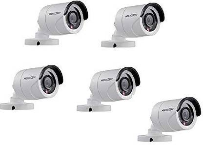 HIKVISION HIKVISION Full HD 2MP Cameras Combo KIT (DS-2CE1AD0T-IRP/ECO) - Pack of 5 Security Camera