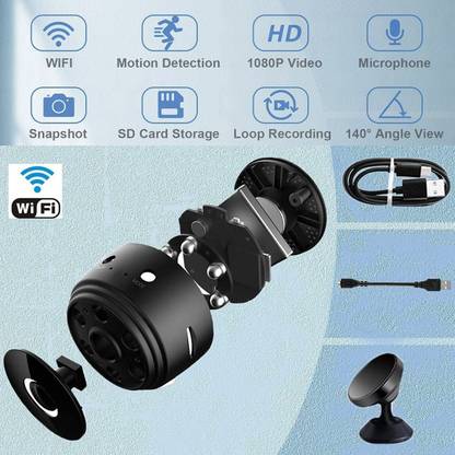 Bzrqx MINI CAMERA Mini Spy Camera, Wireless WiFi Camera Home Security Surveillance Cam Motion Sports and Action Camera