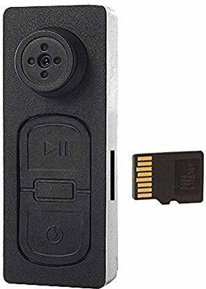 OJXTZF Spy Camera Button Hidden HD Video Audio Photo taking Recording 5.0 MP Built-in Spy Camera