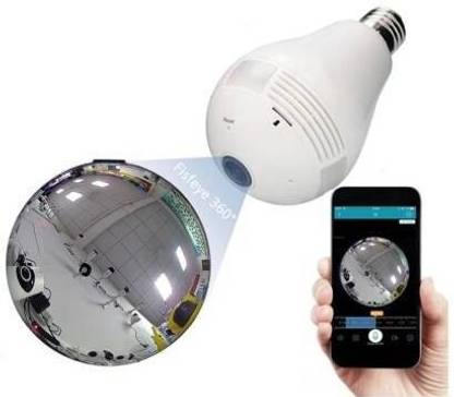 SKY HUB E27 Bulb Security Camera | Wireless Wi-Fi Bulb Camera | Night vision Security Camera