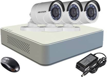 HIKVISION HIKVISION DS-7A04HGHI-F1/N OR DS-7A04HGHI-F1/ECO, 720PBULLET CAMERA DS-2CE1AC0T-IRP OR DS-2CE1ACOT-IRP/ECO 3PCS. Security Camera