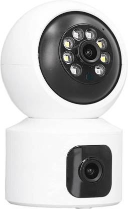 SKY HUB Dual Lens 4MP WiFi Camera | Night Vision | Motion Detection | Audio Talk Security Camera