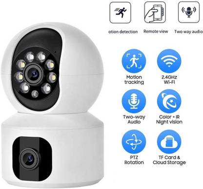 OSHSIZ PTZ Control Full HD 1080P WiFi Smart Camera Remote Access Home Safety Security Camera