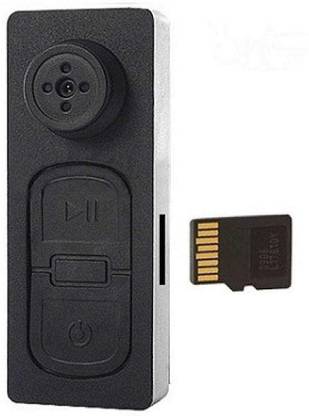 SPYPRO Spy Camera Button Hidden HD Video Audio Photo taking Recording Security Camera