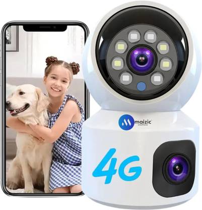 Maizic Smarthome Supercams 4G 2 in1 2K Indoor Home Security Camera Security Camera