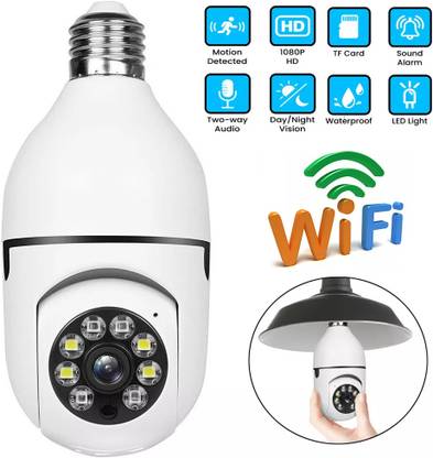 OSQD 2.4G WiFi Bulb CCTV Camera – Full HD Video Monitoring Security Camera