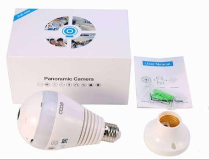 SrO Hidden Mini Panoramic 1080P Light Bulb CCTV Fisheye Wifi-AR75 3.3 IP Camera Camera